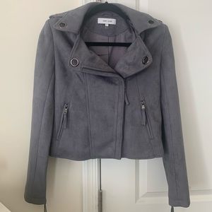 John & Jenn by Line Felix Faux Suede Moto Jacket